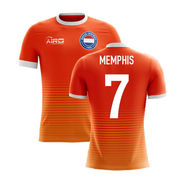 2025-2026 Holland Airo Concept Home Shirt (Memphis 7)-SoccerKits Hub | Buy Soccer Jerseys Online